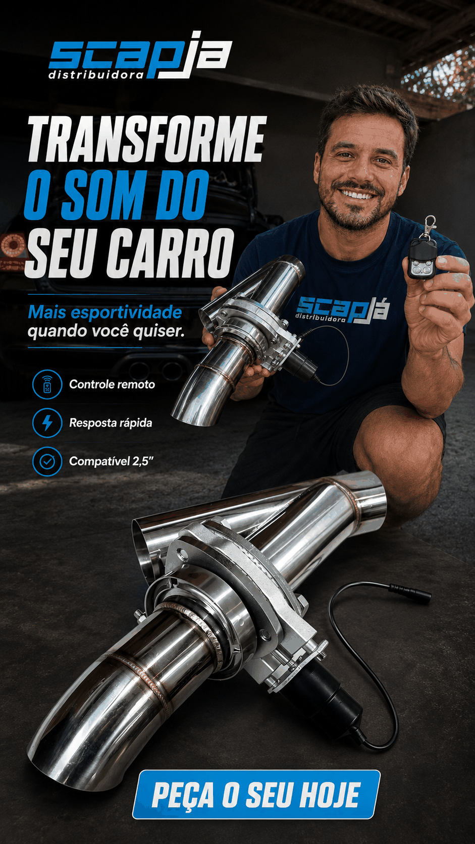 Anúncio de conversão da Scap Já