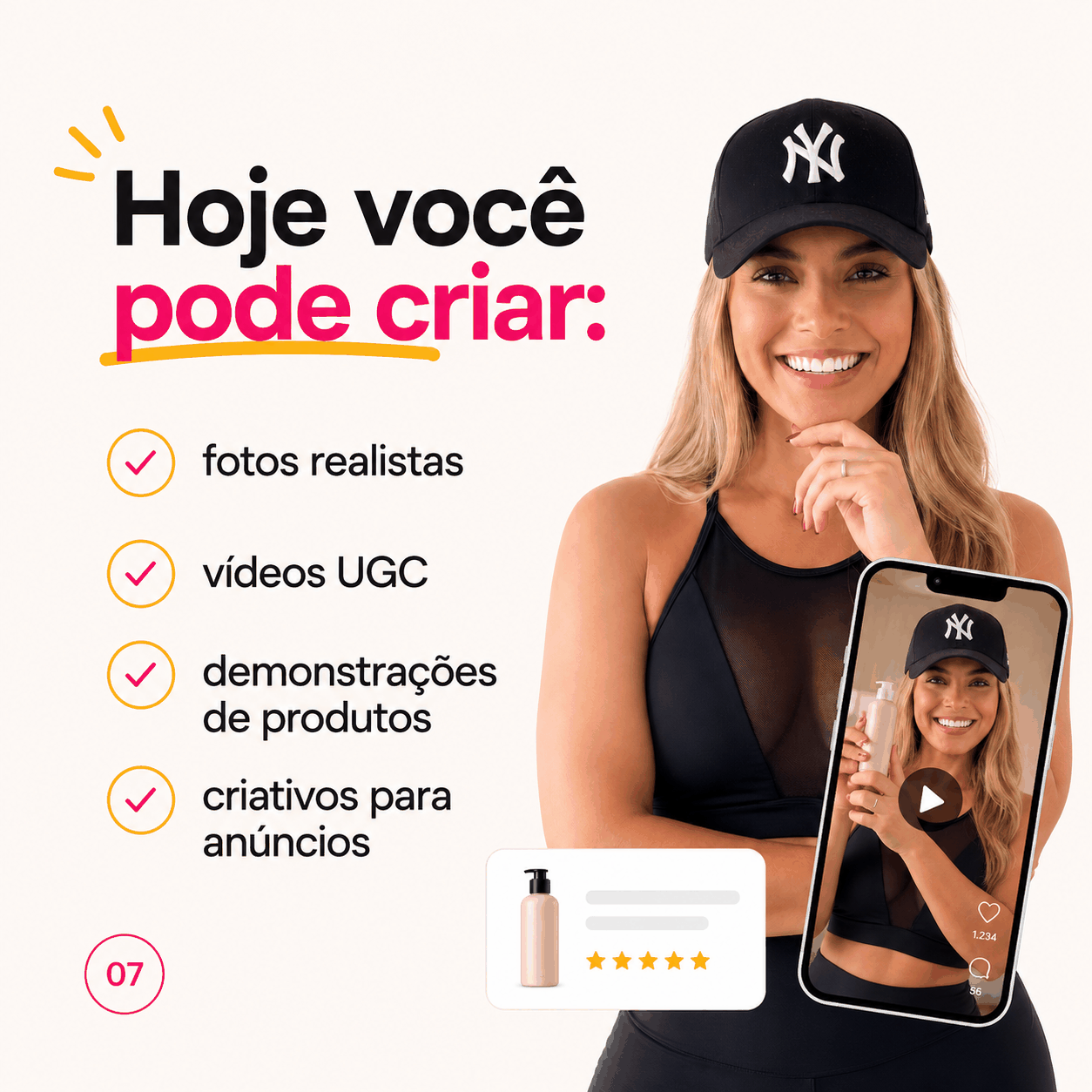 Criativo produzido pela EDITON