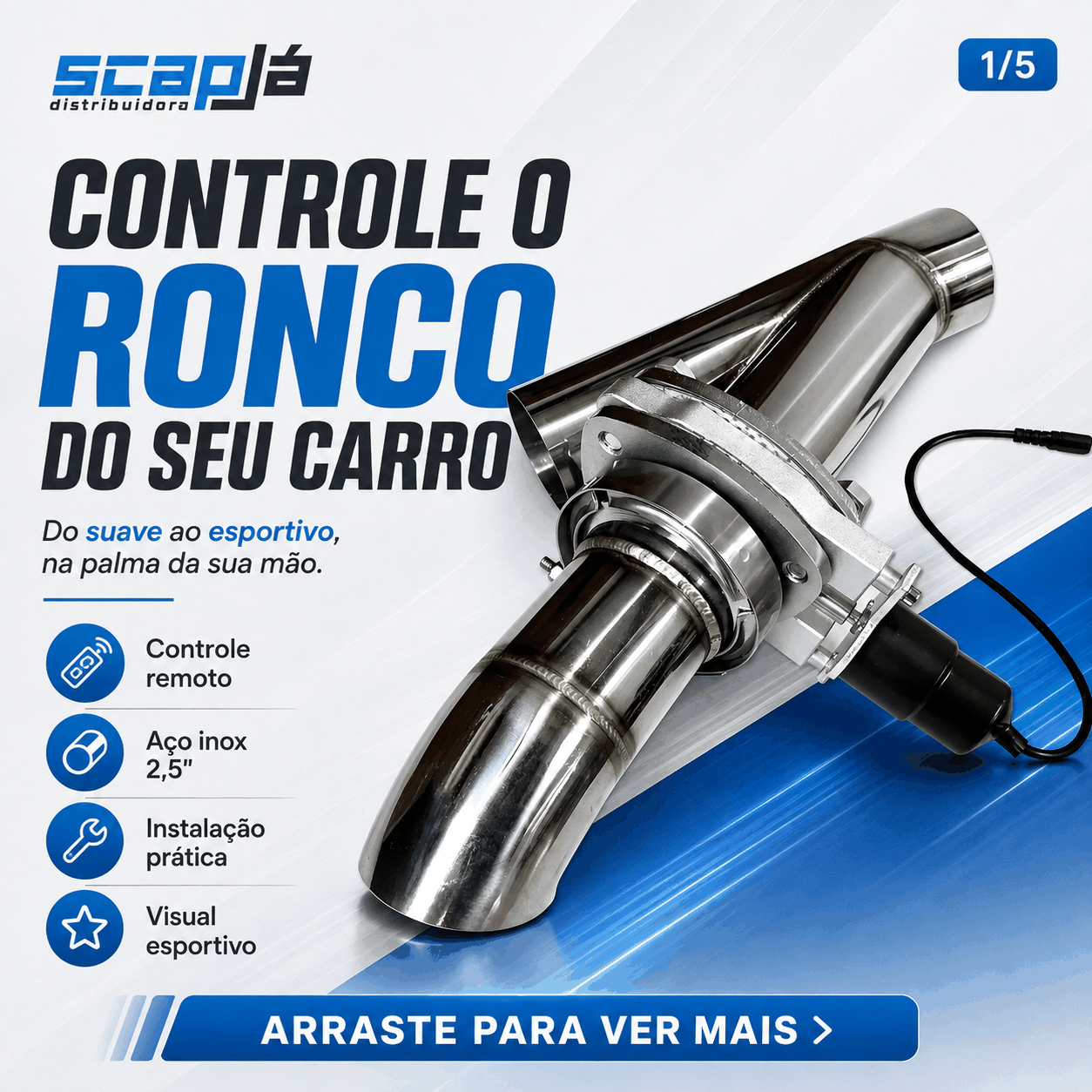Quadro 1 do carrossel produzido para a Scap Já